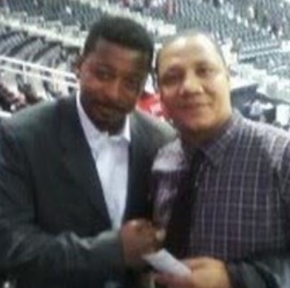 Joe with Robert Townsend