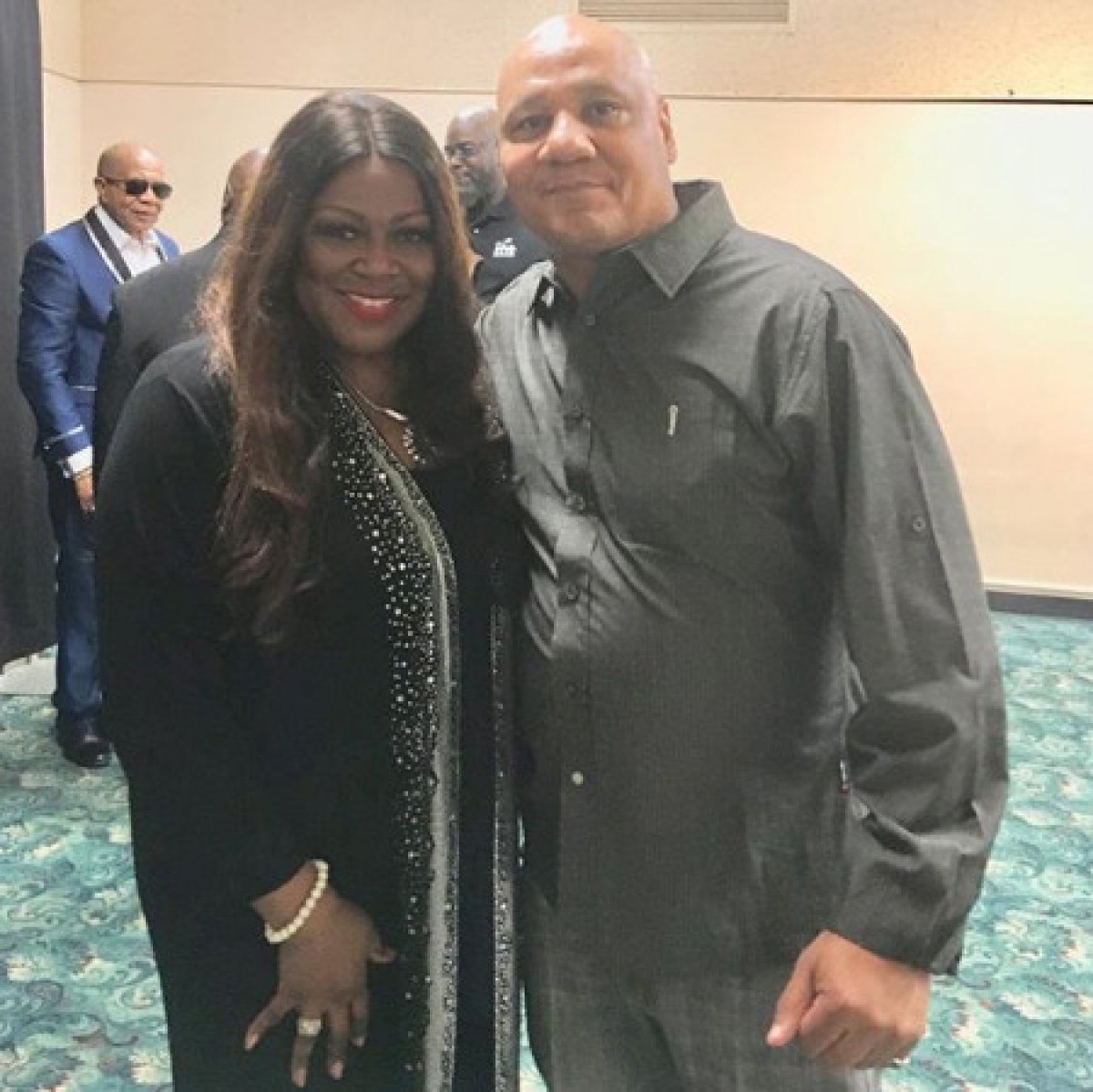 Joe with Shirley Murdock